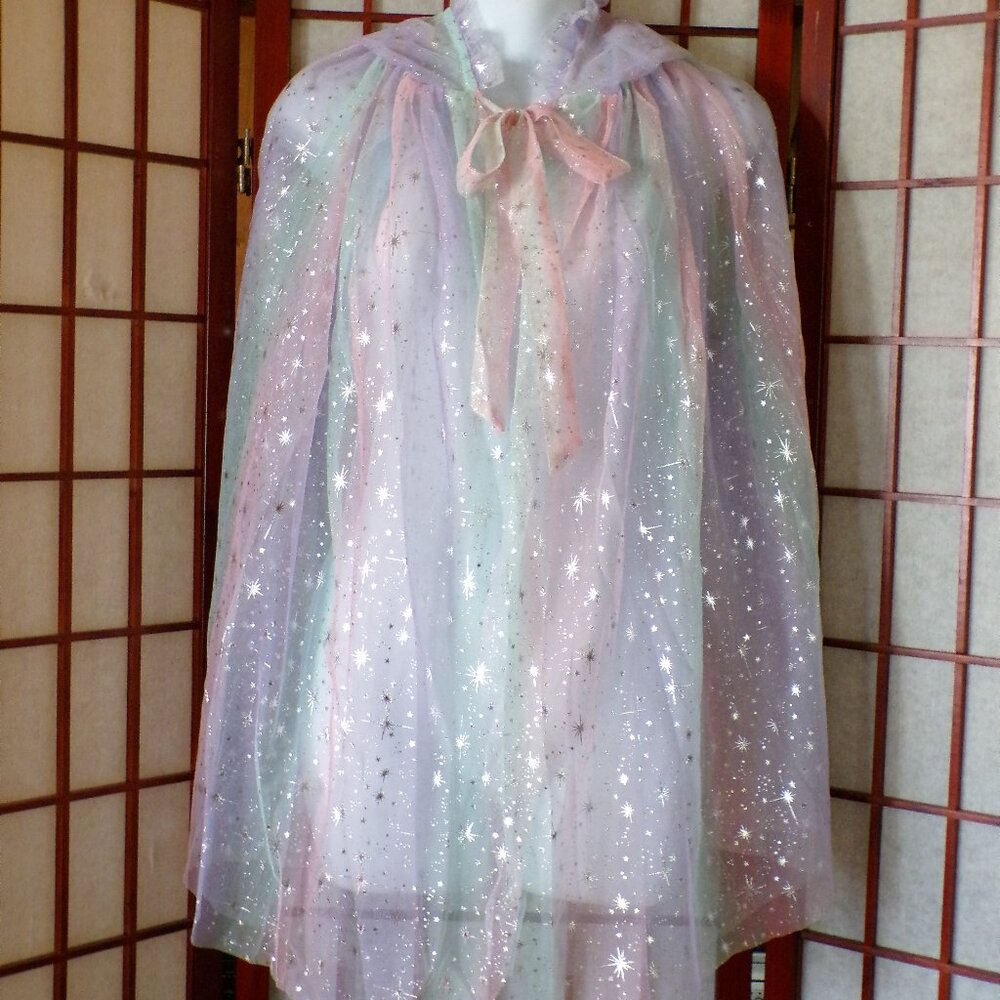 Girls Hooded PRINCESS CAPE Costume Dress Up PRICE IS FIRM - Picture 9 of 13